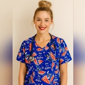 (NWT) Disney Scrub Size M